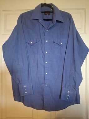 ELY PLAINS Men's Western Pearl Snap Long Sleeve Shirt